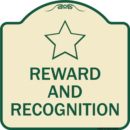 Reward And Recognition Heavy-Gauge Aluminum Architectural Sign